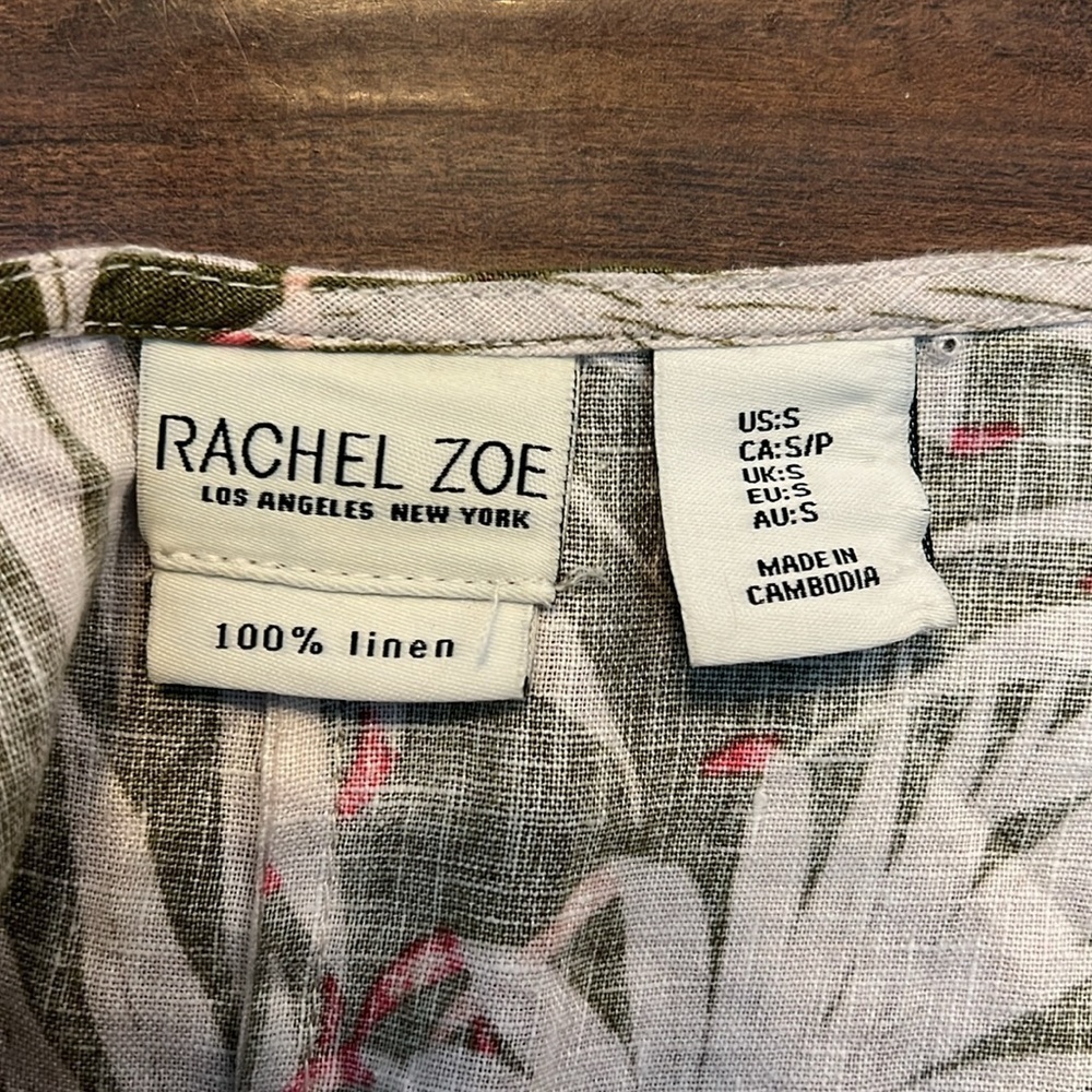 Rachel Zoe Linen Midi Dress with Pockets, Sz. S. - Picture 6 of 13